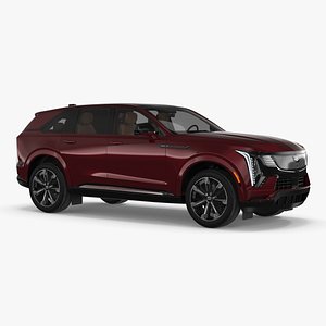 3D Electric 2025 Cadillac Escalade IQ Black Cherry Tincoat