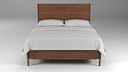 Aria Classic Oak Wood Bed
