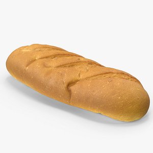 Baguette Bread 3D model