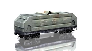 3d model cargo train car 13-4094