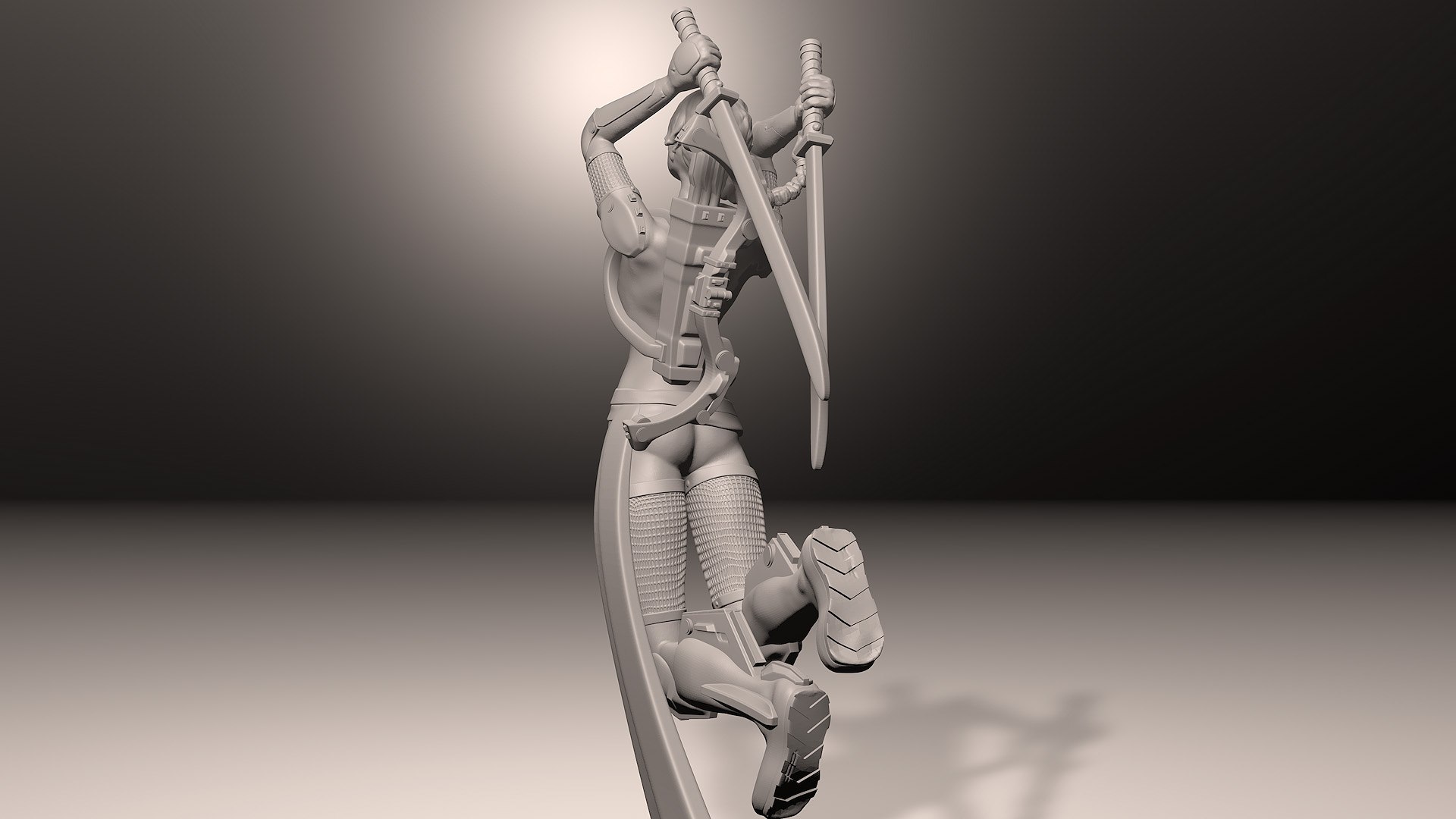 3D Sci-Fi Assassin Miniature - 04 Out Of 09 - TurboSquid 1774256