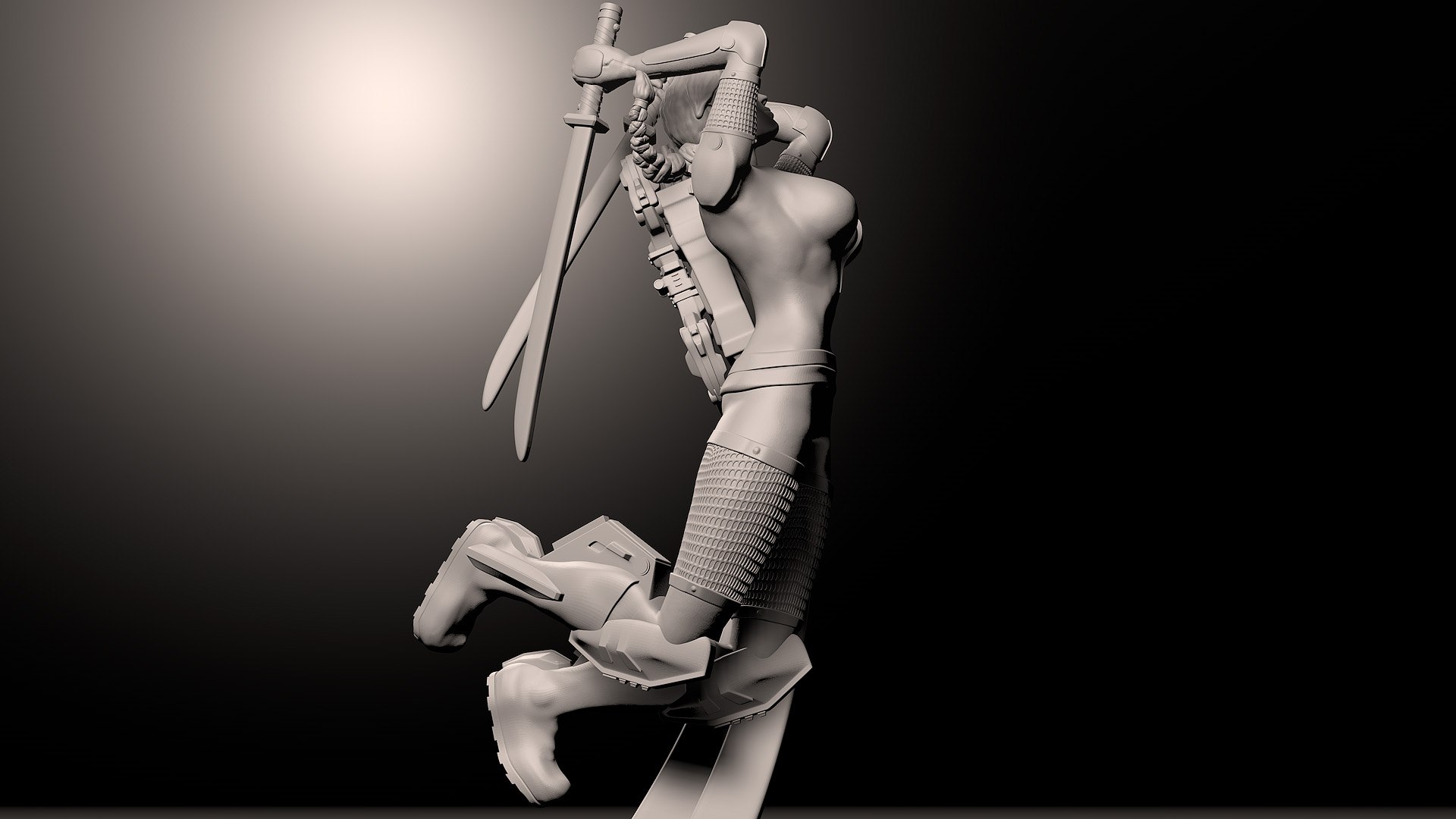 3D Sci-Fi Assassin Miniature - 04 Out Of 09 - TurboSquid 1774256
