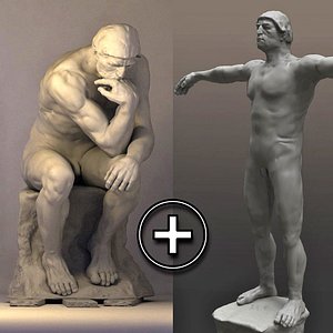 "The Thinker" Statue