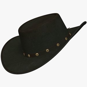 Cowboy Butch Hat 3D model