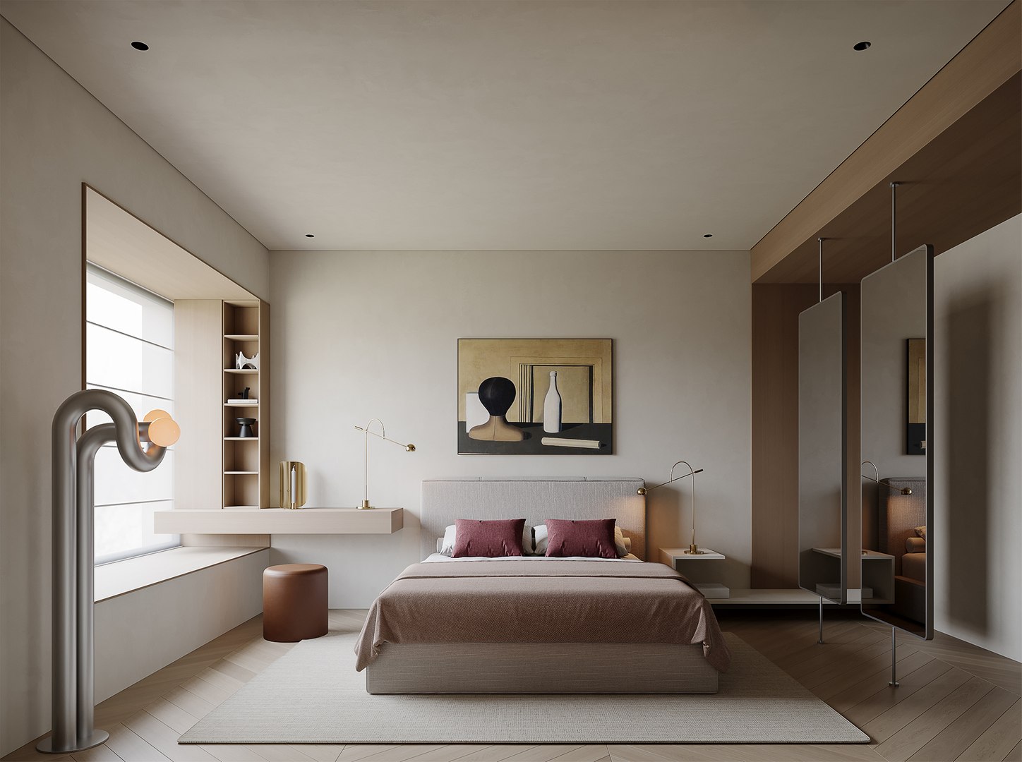 3D Bedroom Interior Scenes Model - TurboSquid 2400972