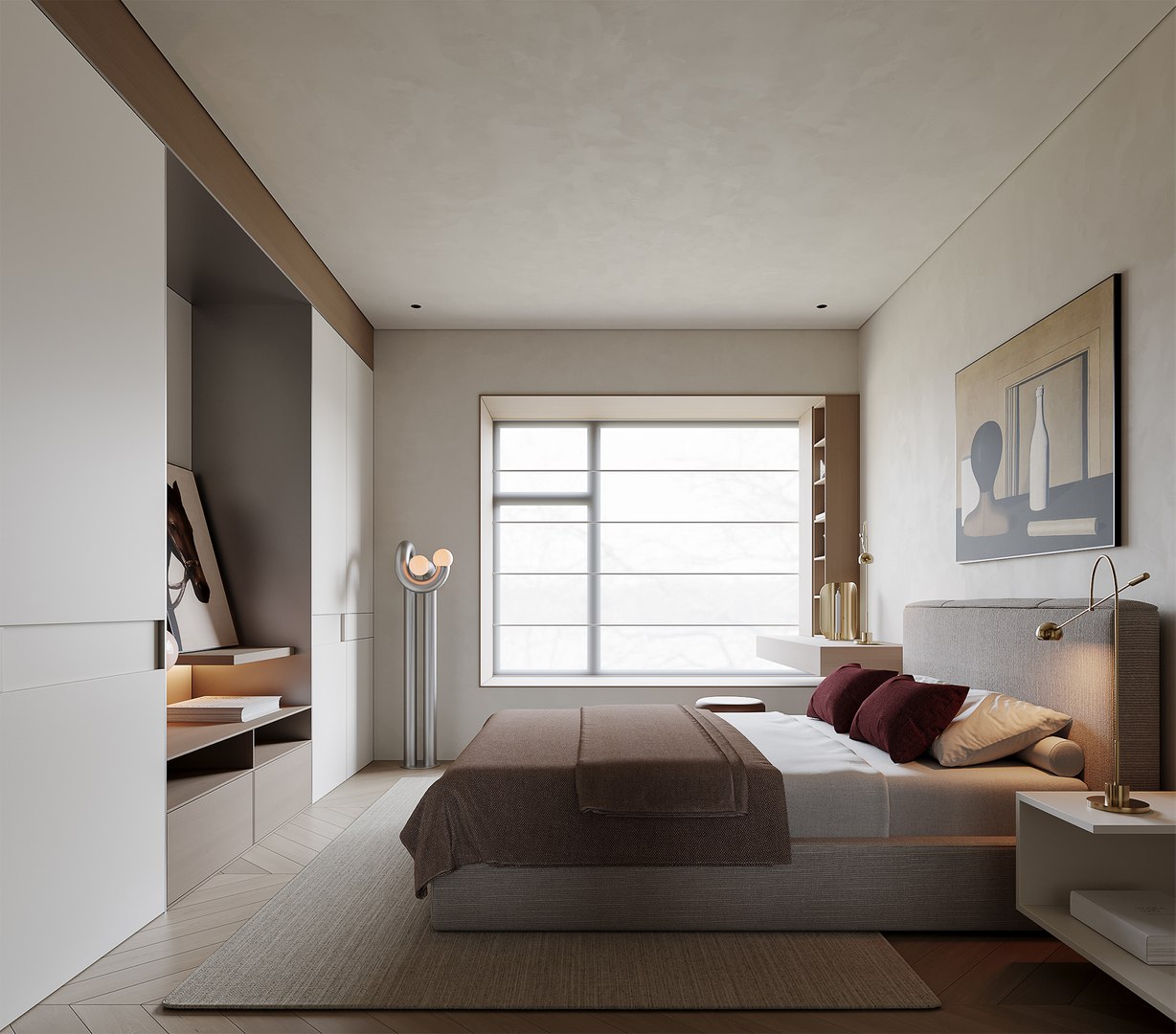 3D Bedroom Interior Scenes Model - TurboSquid 2400972