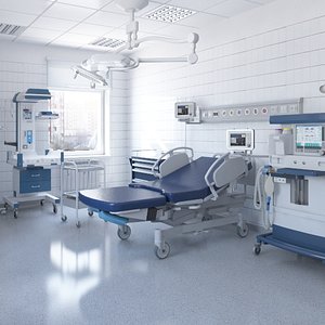Maternity ward room1 3D model