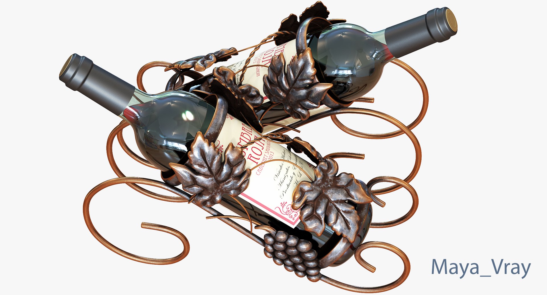 3D Wine Rack Model - TurboSquid 1341126