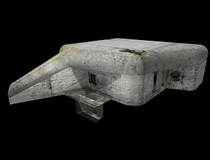 german ww2 bunker 3d max
