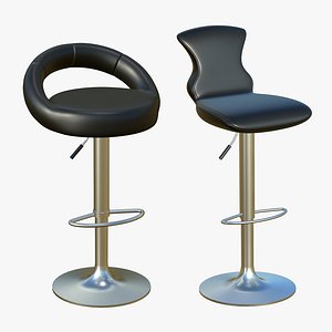 3D Stool Chair V166 model