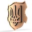 Коллекция из пяти 3D-моделей символов Украины и культуры