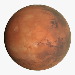 Mars the red planet 3D model