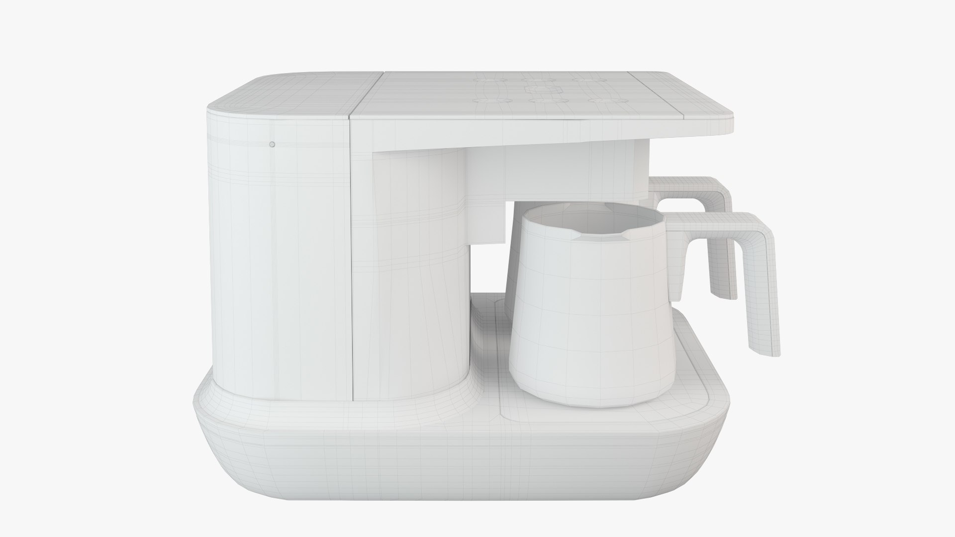 Arcelik Turkish Coffee Machine Telve Grey 3D Model - TurboSquid 2179920