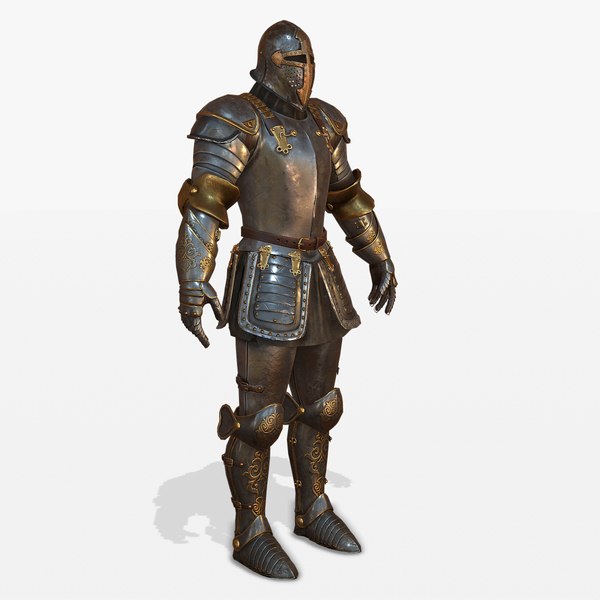 Medieval armor body 3D model - TurboSquid 1218567