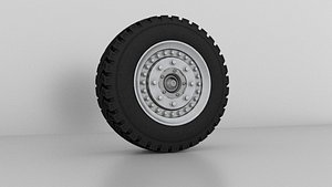 monster truck wheel modeled model
