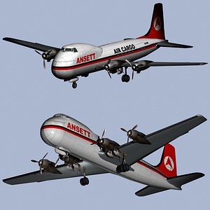 3D model air freight carvair