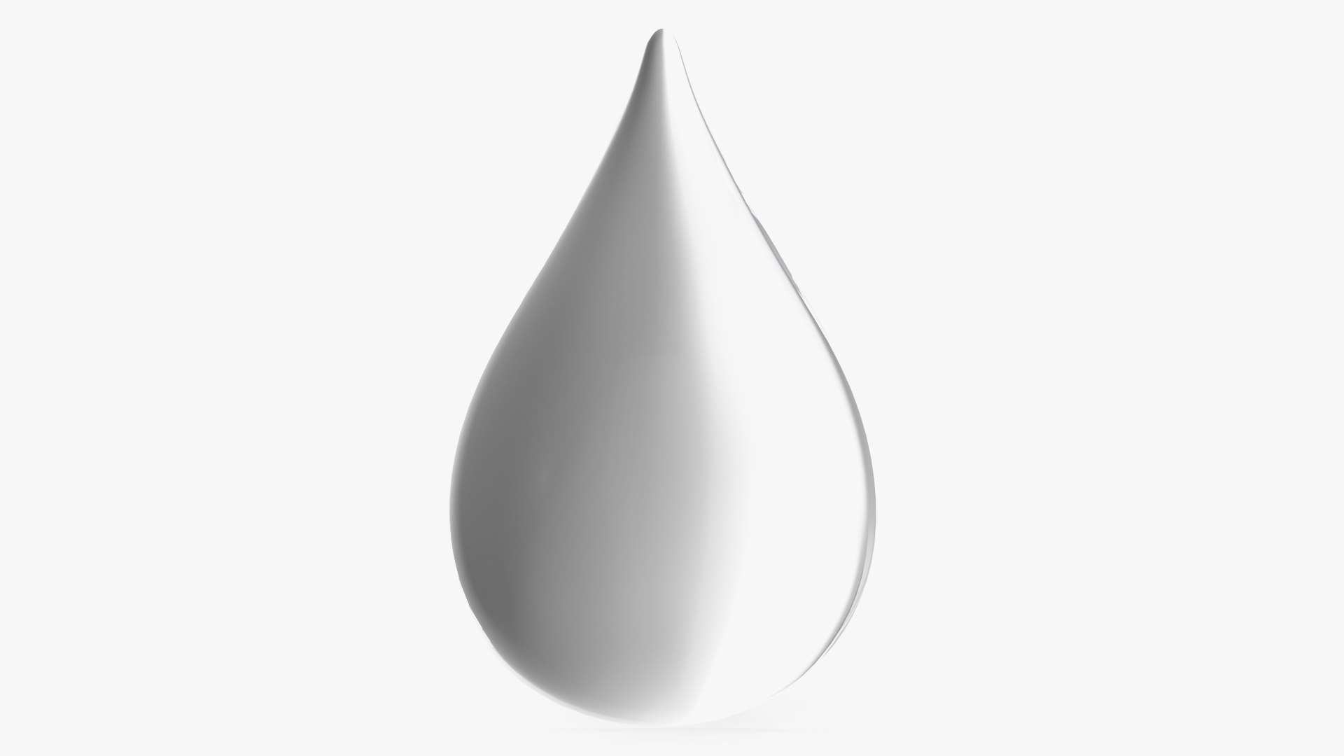 Water Droplet 3D model preview