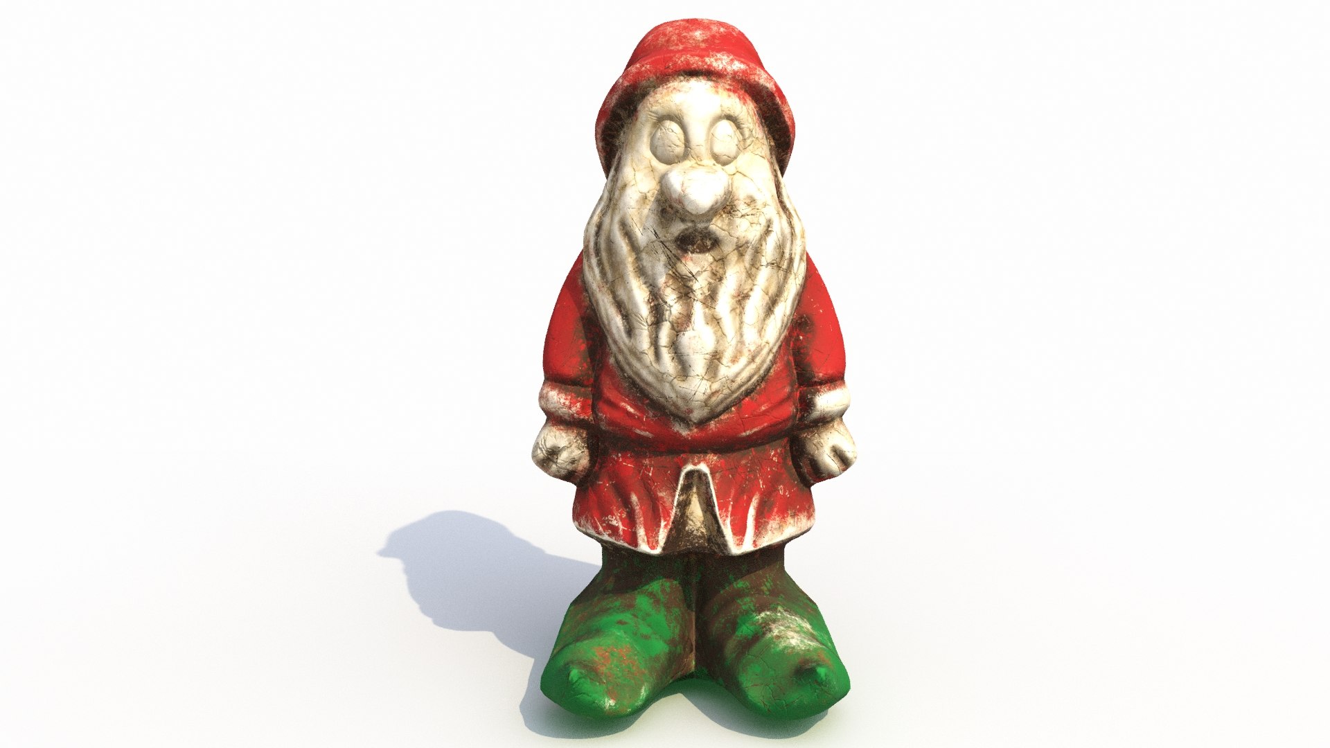 Garden Gnome Christmas 3D - TurboSquid 1485493