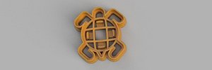 TURTLE COOKIE CUTTER 3D model