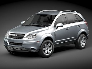 saturn vue 2011 suv 3d model