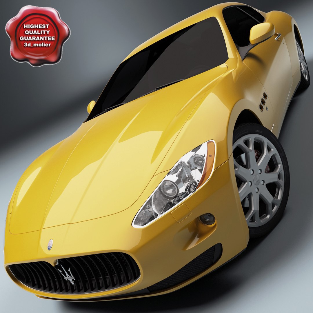 Maserati Granturismo 3d Model
