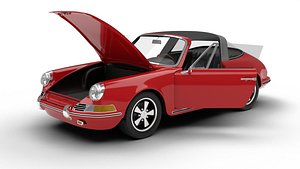 Porsche 911 Targa 1967 HQ 3d model
