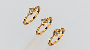 jewellery ladies ring 3D