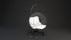 Hanging Modern Garden Chair 3D model