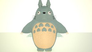 free totoro character anime 3d model