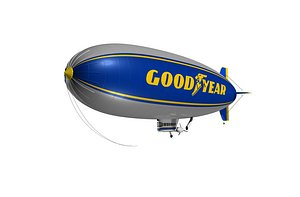 goodyear airship 3d model