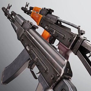 AK-74  AK-74M game ready low poly 3D