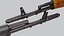 AK-74  AK-74M game ready low poly