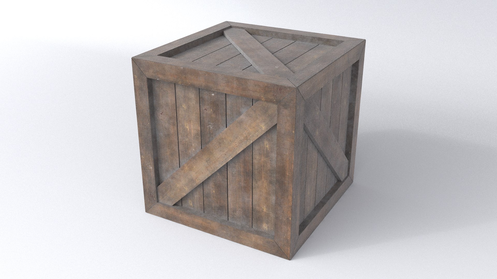 3D Wooden Packing Box Old HD - TurboSquid 2193264