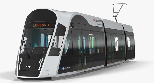 3D urbos 3 luxembourg tram model - TurboSquid 1306724