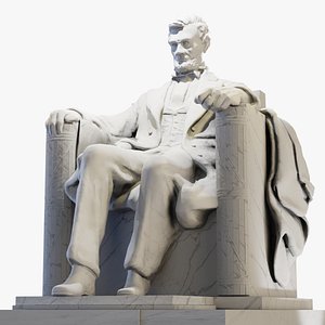Abraham Lincoln Memorial Low Poly