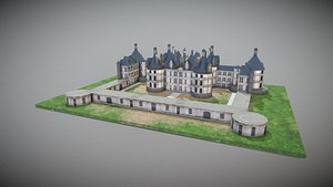 Chambord Castle 3D model