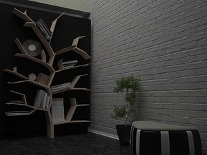 Tree Shaped Bookshelf