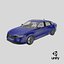 Blauer Honda Accord 2025 vereinfacht