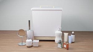3D bathroom accesories model