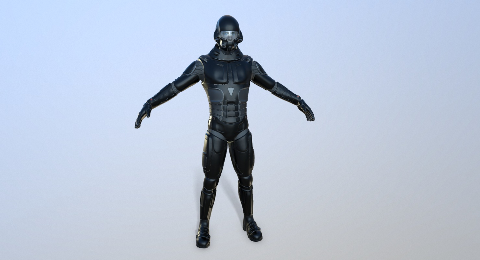 3D Sci-fi Soldier Model - TurboSquid 1155857