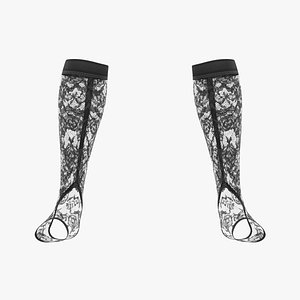 Lace Gaiters SS 128 3D model