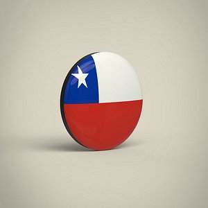 Chile Badge 3D