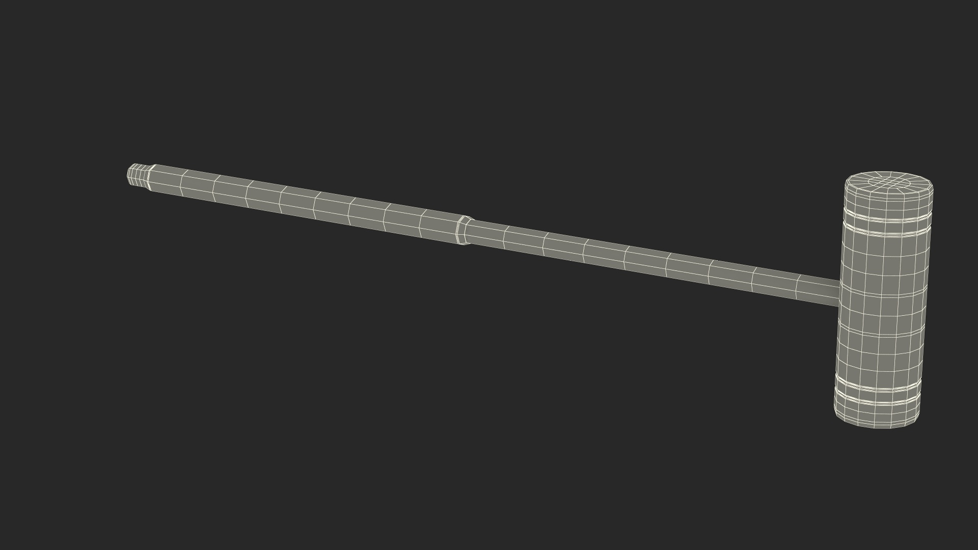 Croquet Bat 3D Model - TurboSquid 2184174