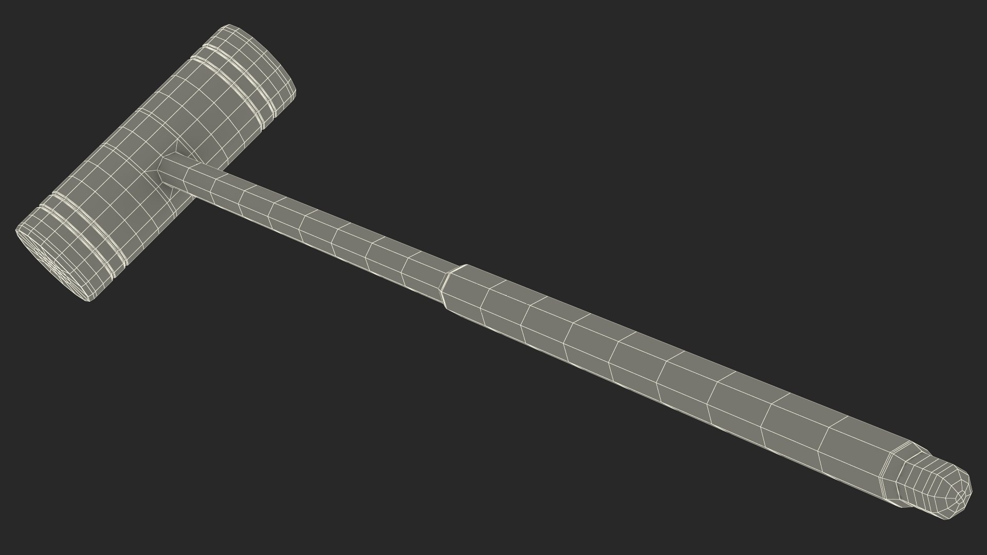 Croquet Bat 3D Model - TurboSquid 2184174
