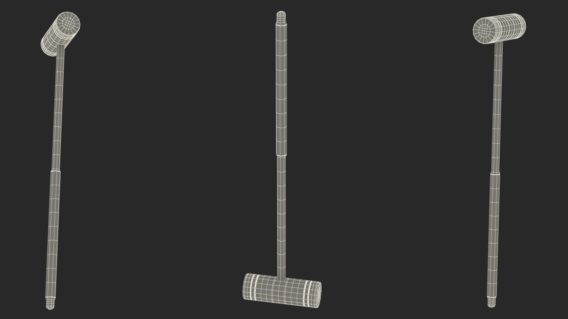 Croquet Bat 3D Model - TurboSquid 2184174
