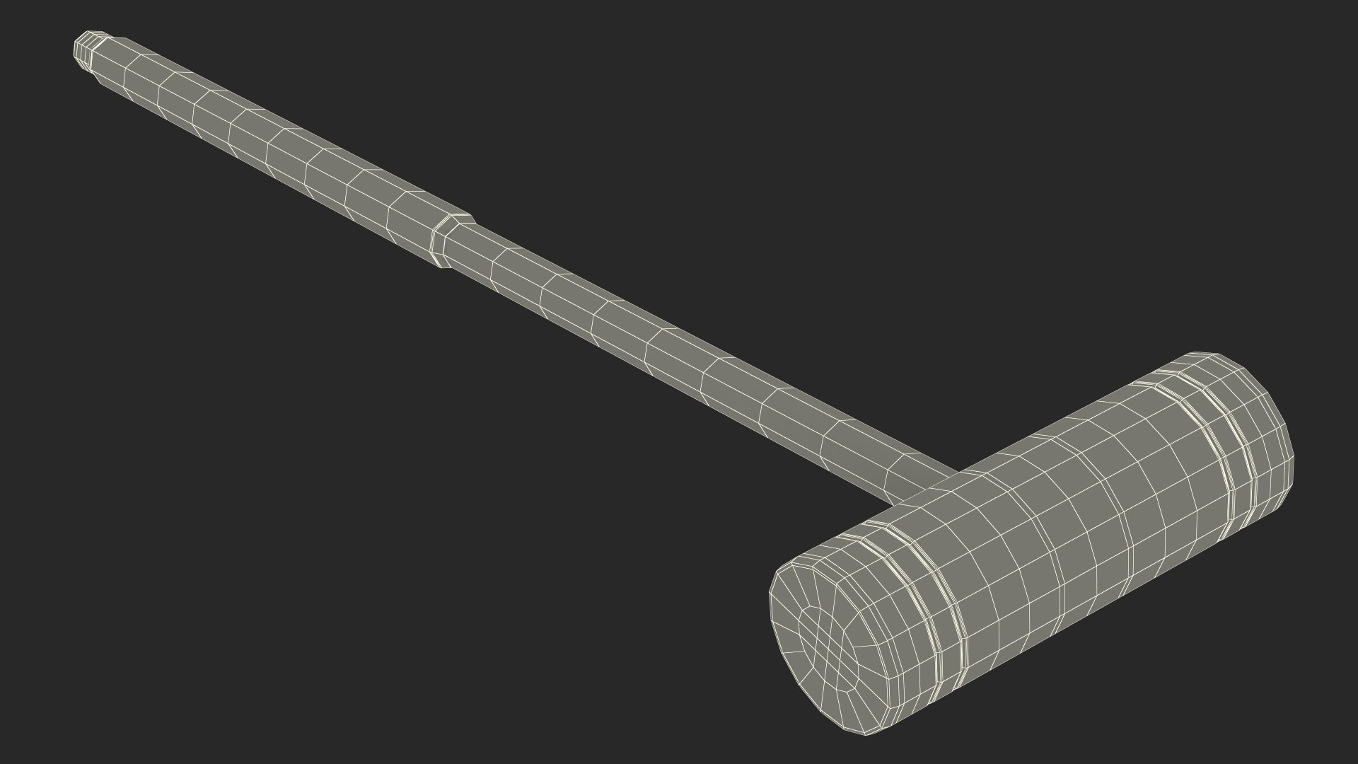 Croquet Bat 3D Model - TurboSquid 2184174