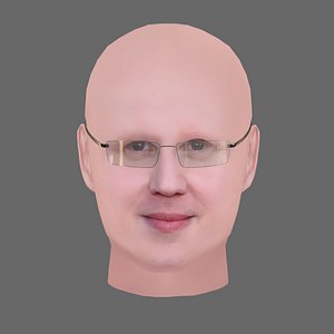 Matt Lucas Head - Low poly head for game