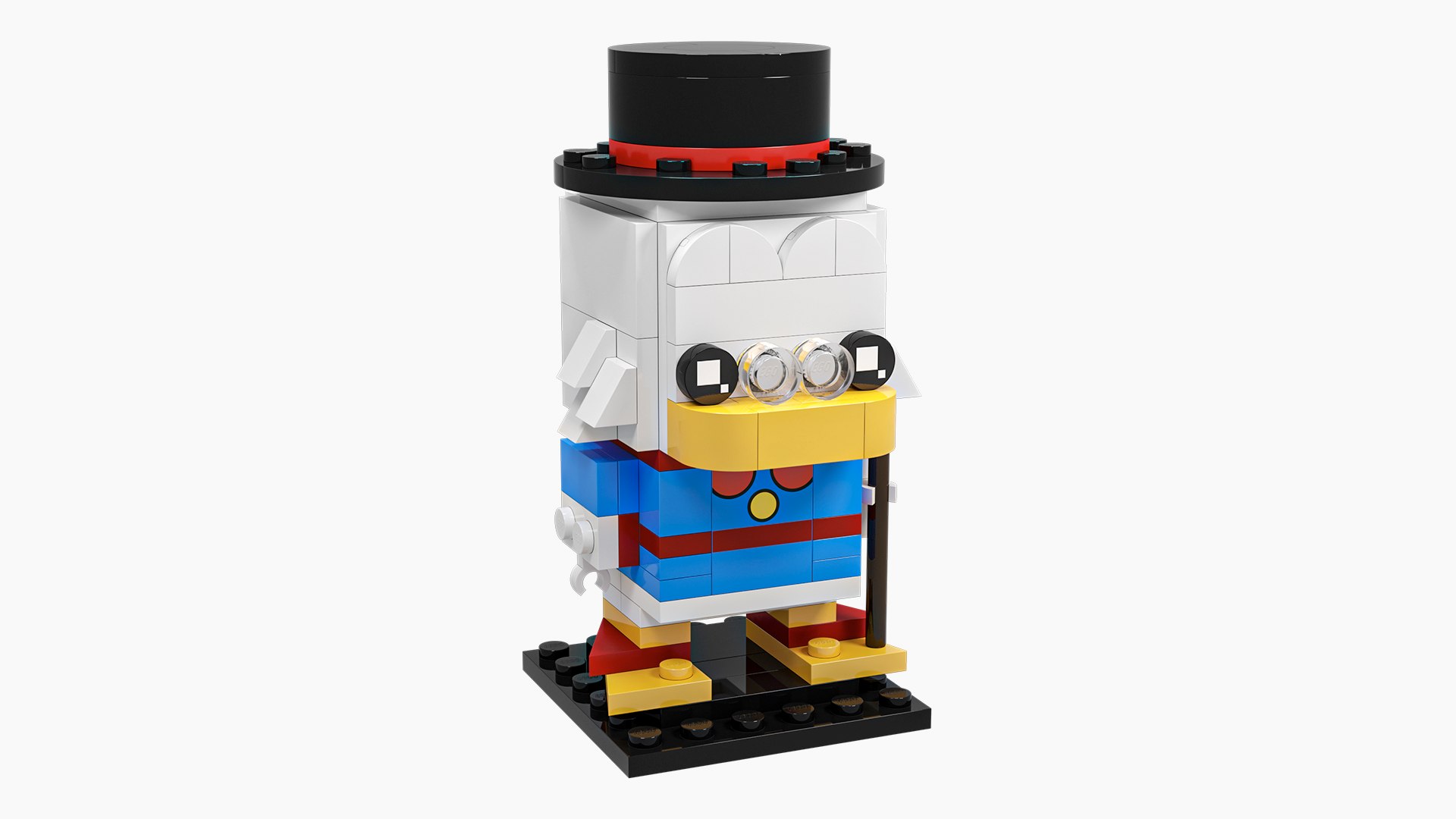 3D Model Lego Scrooge McDuck Huey Dewey Louie - TurboSquid 2259272