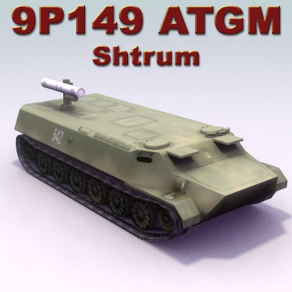 modelo 3d Shturm-S 9P149 Multi - TurboSquid 375899