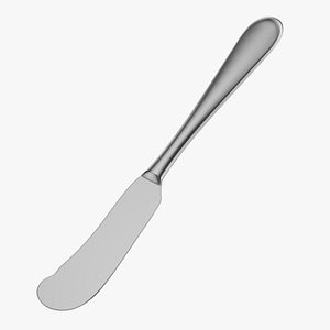 Butter Spreader Knife Generic Cutlery 3D model